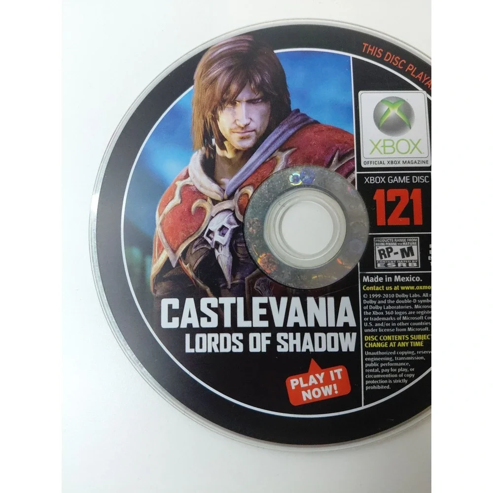 Microsoft Xbox 360 DEMO‎ DISC Castlevania Lords Of Shadow #121 Video Game - RARE